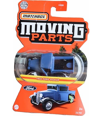 Amazon.com: Matchbox 1:64 Scale Black 1932 Ford Pickup Truck Toy